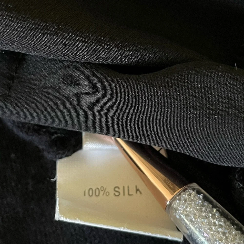 3.1 Phillip Lim Silk Cardigan Belted Button Front Utility Sweater Black Size 2
